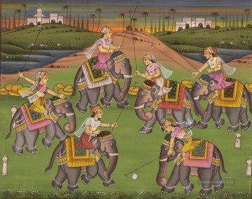 hunde spielen poker Ölbilder verkaufen - aus Indien Frau auf Elefanten spielen Ball